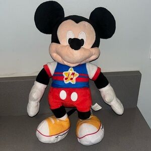 Mickey Mouse Singing Fun Plush Disney Junior Light Up Wiggle Giggle Song
